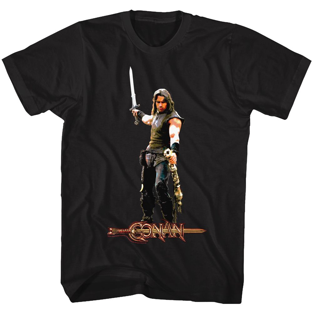 CONAN-ITS A WEASEL-BLACK ADULT S/S TSHIRT