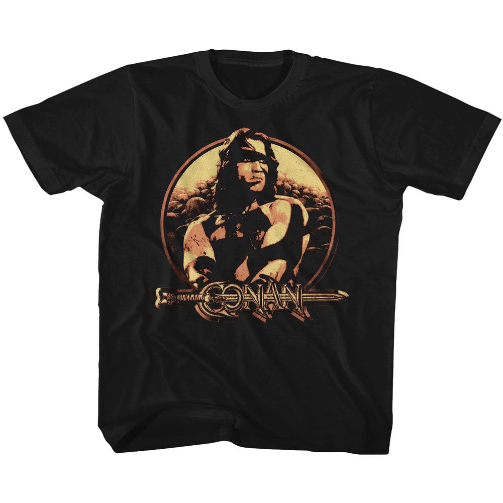 CONAN-SHIELD-BLACK TODDLER S/S TSHIRT
