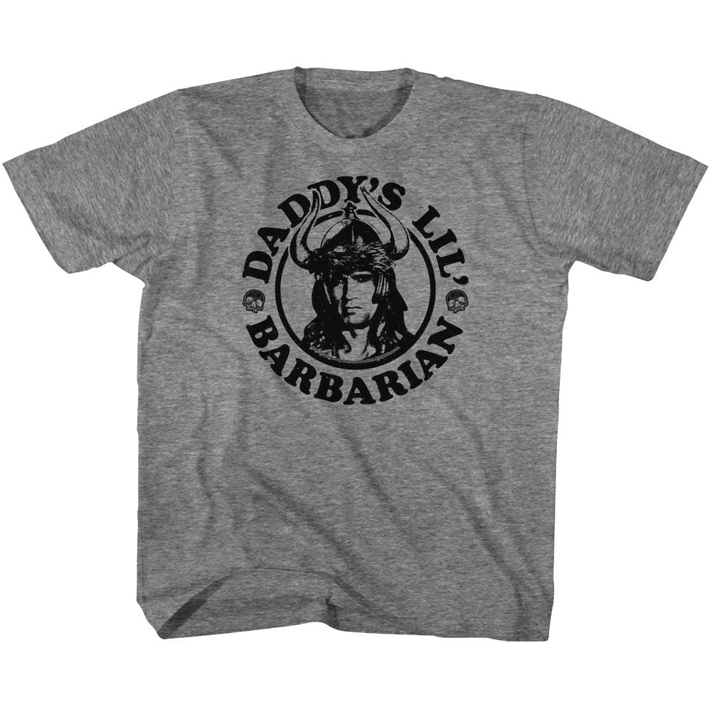 CONAN-DADDYS BARBARIAN-GRAPHITE HEATHER YOUTH S/S TSHIRT