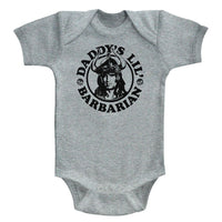 Thumbnail for CONAN-DADDYS BARBARIAN-GRAY HEATHER INFANT S/S BODYSUIT