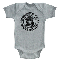 Thumbnail for CONAN-MOMMYS BARBARIAN-GRAY HEATHER INFANT S/S BODYSUIT
