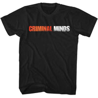 Thumbnail for CRIMINAL MINDS-CRIMINAL MINDS LOGO-BLACK ADULT S/S TSHIRT