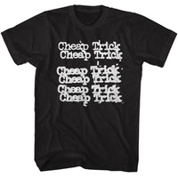 Thumbnail for CHEAP TRICK-NAME REPEAT-BLACK ADULT S/S TSHIRT