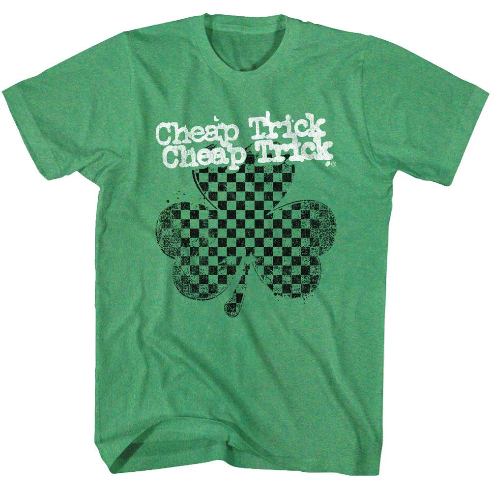 CHEAP TRICK-SHAMROCK-KELLY HEATHER ADULT S/S TSHIRT