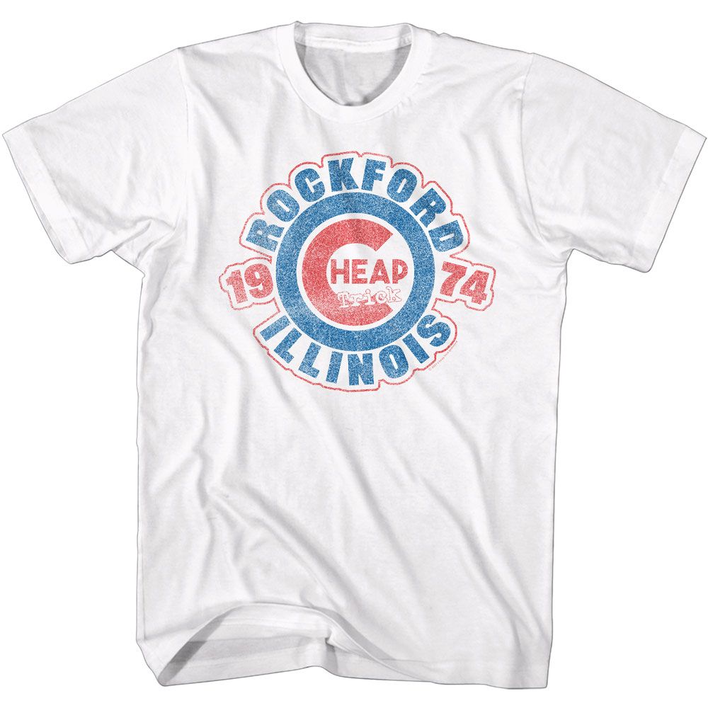 CHEAP TRICK-ROCKFORD IL 74-WHITE ADULT S/S TSHIRT