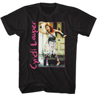 Thumbnail for CYNDI LAUPER-CYNDI LAUPER PAINTED DRESS AND TIGHTS-BLACK ADULT S/S TSHIRT