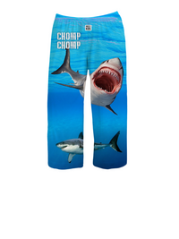 Thumbnail for BRIEF INSANITY Chomp Chomp Shark Kids Pajama Lounge Pants
