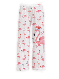 Thumbnail for BRIEF INSANITY Holiday Flamingo Pajama Pants
