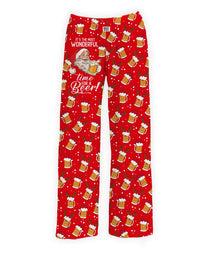 Thumbnail for BRIEF INSANITY It's the Most Wonderful Time for a Beer Pajama Pants