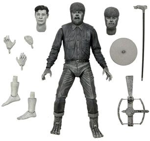ULTIMATE WOLF MAN (BLACK & WHITE) 7in SCALE ACTION FIGURE