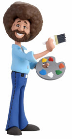 TOONY CLASSICS BOB ROSS 6in SCALE ACTION FIGURE