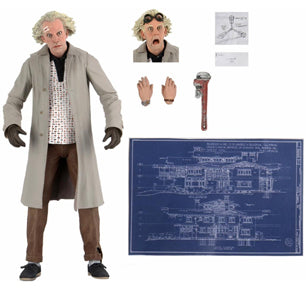 ULTIMATE DOC BROWN 7in SCALE ACTION FIGURE