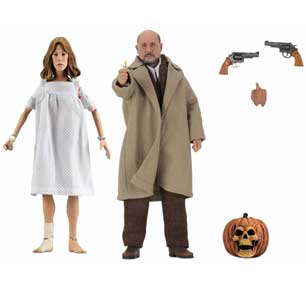 HALLOWEEN 2 - DOCTOR LOOMIS & LAURIE STRODE 2-PACK 8in SCALE CLOTHED FIGURE