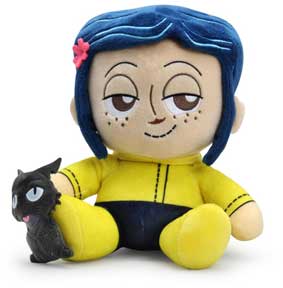 CORALINE AND THE CAT PHUNNY PLUSH