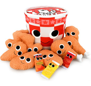 KIDROBOT - BERTHA 10in FRIED CHICKEN BUCKET PLUSH