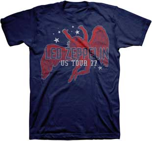 RED ICARUS STARS US 77 MENS LIGHTWEIGHT T-SHIRT