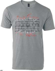 PINK FLOYD THE WALL LOGO MENS LIGHTWEIGHT T-SHIRT
