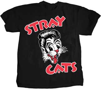 CAT HEAD LOGO MENS T-SHIRT