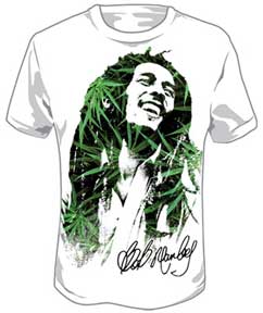 MARLEY LEAVES DREADS MENS T-SHIRT