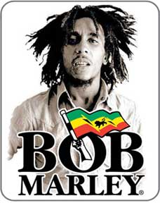 MARLEY SEPIA LOGO STICKER