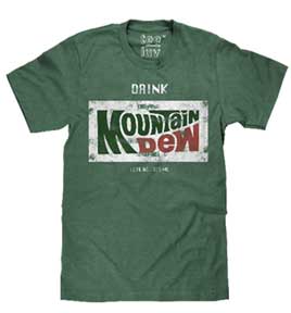 DRINK MOUNTAIN DEW MENS T-SHIRT