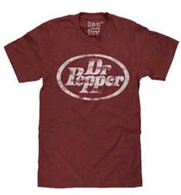 Thumbnail for DR PEPPER RED WM LOGO MENS T-SHIRT