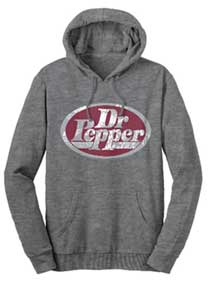 DR PEPPER SILVER HOODIE