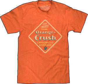 ORANGE CRUSH FEEL FRESH MENS LIGHTWEIGHT T-SHIRT