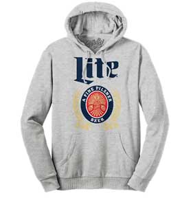 MILLER LITE WHITE LABEL HOODIE