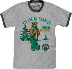 SMOKEY BE CAREFUL MENS RINGER