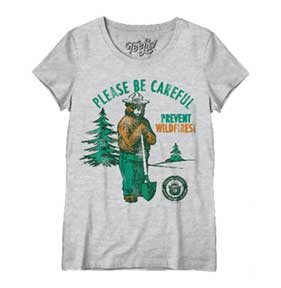 SMOKEY WILDFIRES WOMENS T-SHIRT