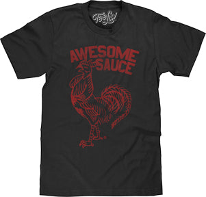 AWESOME SAUCE ROOSTER MENS LIGHTWEIGHT T-SHIRT