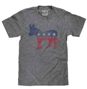 DEMOCRAT DONKEY MENS T-SHIRT