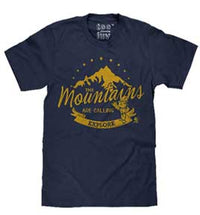 Thumbnail for WOODSY OWL MOUNTAINS MENS T-SHIRT