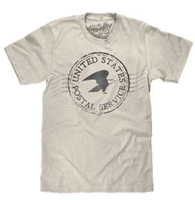USPS STAMP MENS T-SHIRT