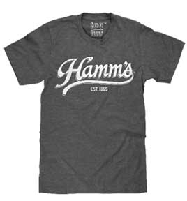 HAMMS WHITE EST 1865 MENS T-SHIRT
