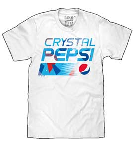 CRYSTAL PEPSI MENS T-SHIRT