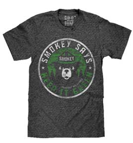 SMOKEY SAYS MENS T-SHIRT