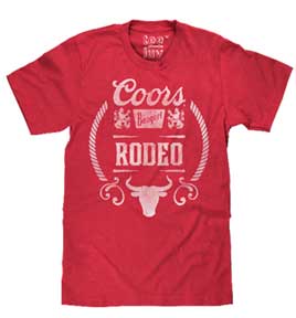 COORS RODEO BULL MENS T-SHIRT