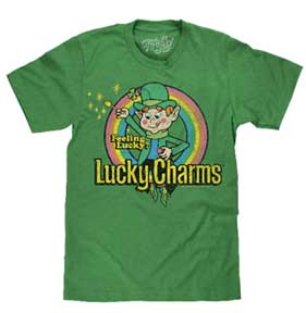 LUCKY CHARMS FEELING LUCKY MENS T-SHIRT