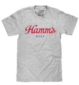HAMMS RED SCRIPT MENS T-SHIRT