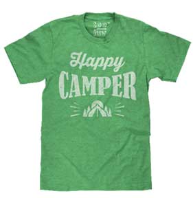 HAPPY CAMPER MENS T-SHIRT