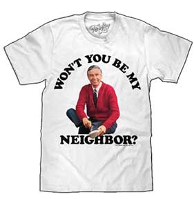 WONT YOU BE MY NEIGHBOR MENS T-SHIRT