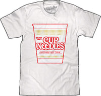 Thumbnail for CUP NOODLES WHITE MENS LIGHTWEIGHT T-SHIRT