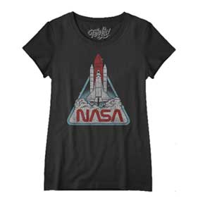 NASA SHUTTLE WOMENS T-SHIRT