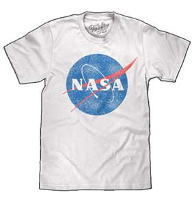 NASA LOGO MENS T-SHIRT