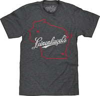 Thumbnail for LEINENKUGELS WISCONSIN GRAY MENS LIGHTWEIGHT T-SHIRT