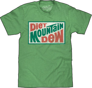 DIET MOUNTAIN DEW MENS LIGHTWEIGHT T-SHIRT