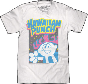 HAWAIIAN PUNCH WHITE MENS LIGHTWEIGHT T-SHIRT