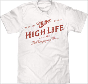 MILLER HIGH LIFE MENS LIGHTWEIGHT T-SHIRT